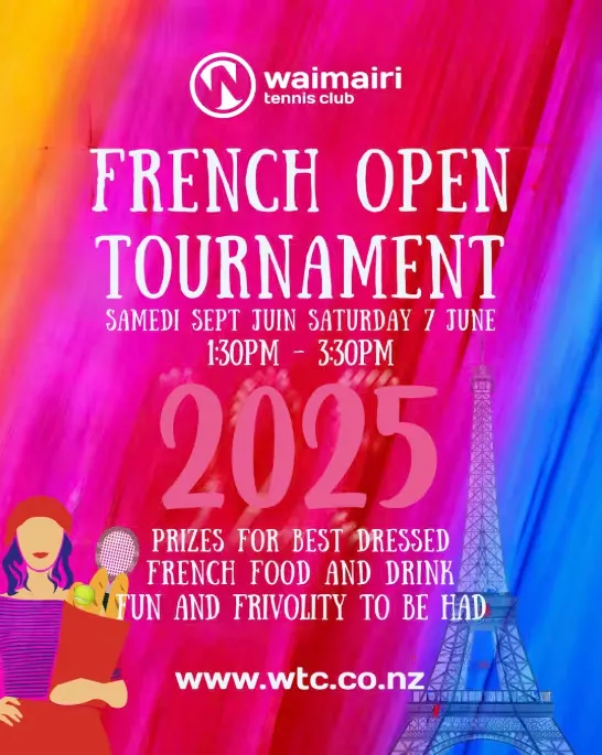 French Open Tournament poster