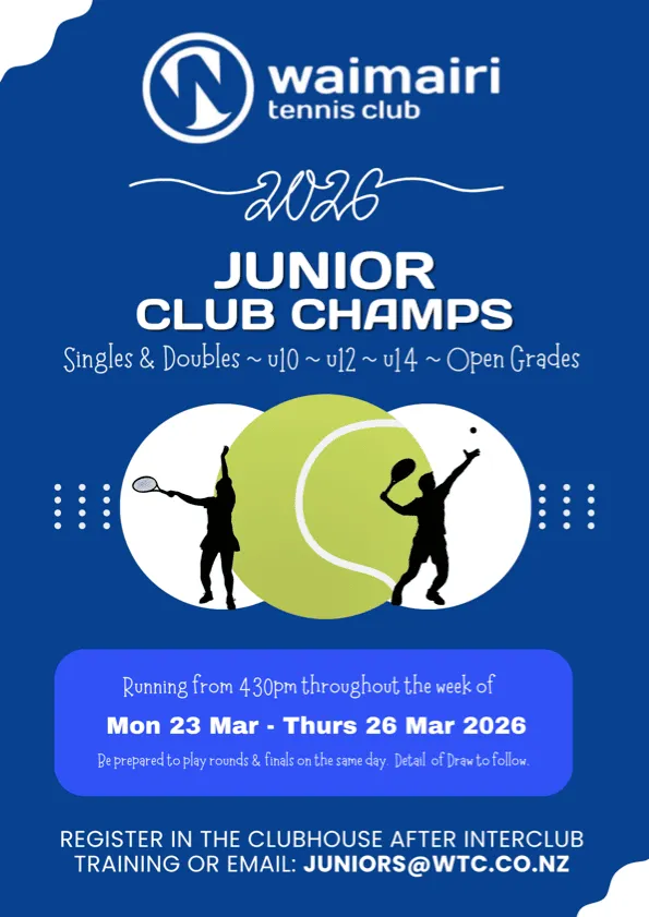 Junior Club Champs poster