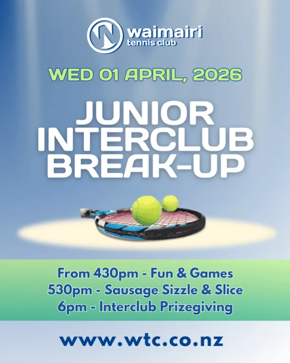 Junior Interclub Break-up poster